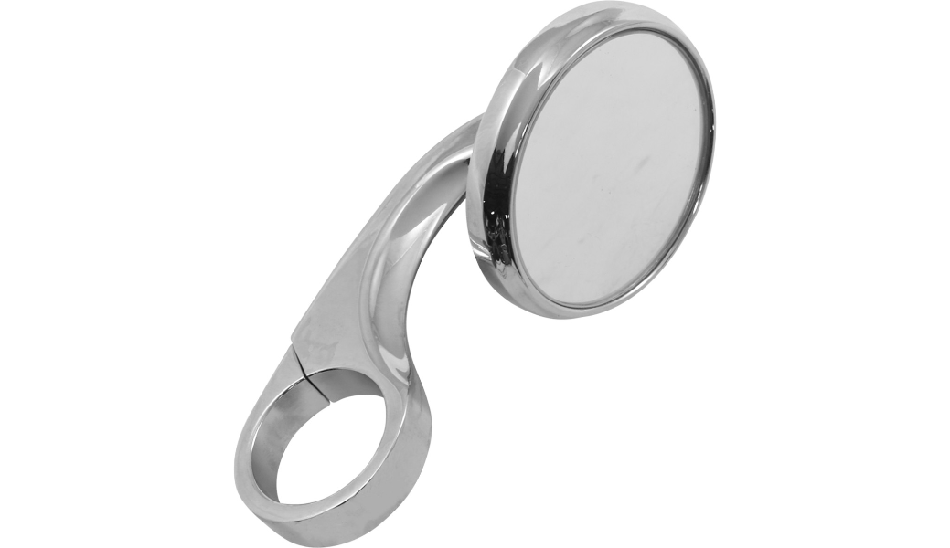 Clamp On Shooter Mirror - 1.25" (Chrome)