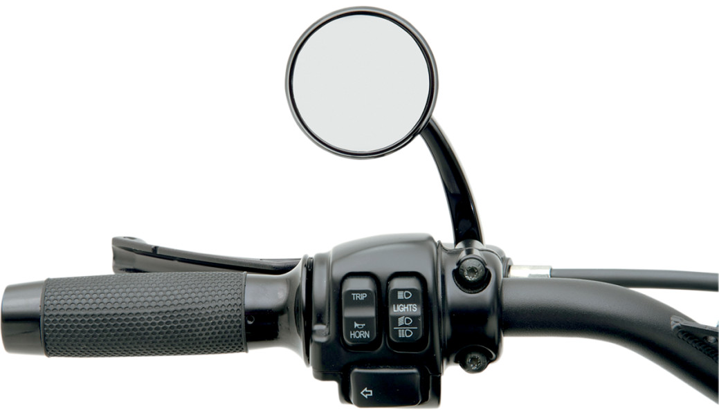 Todd’sサイクル SHOOTER ミラー ハーレー用 ブラック 左右セット Shooter Mirror - Left (Black) – Todds Cycle