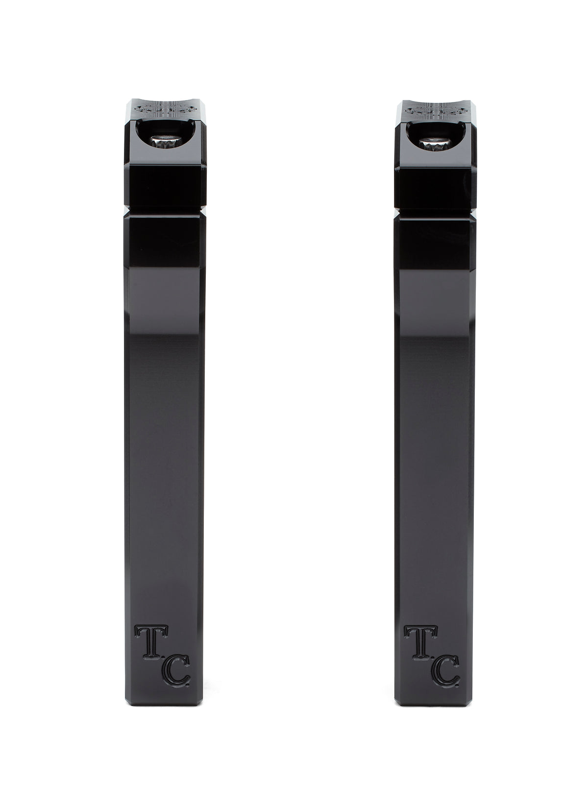 Big Kahuna Risers - Straight (Black) - 1-1/8"