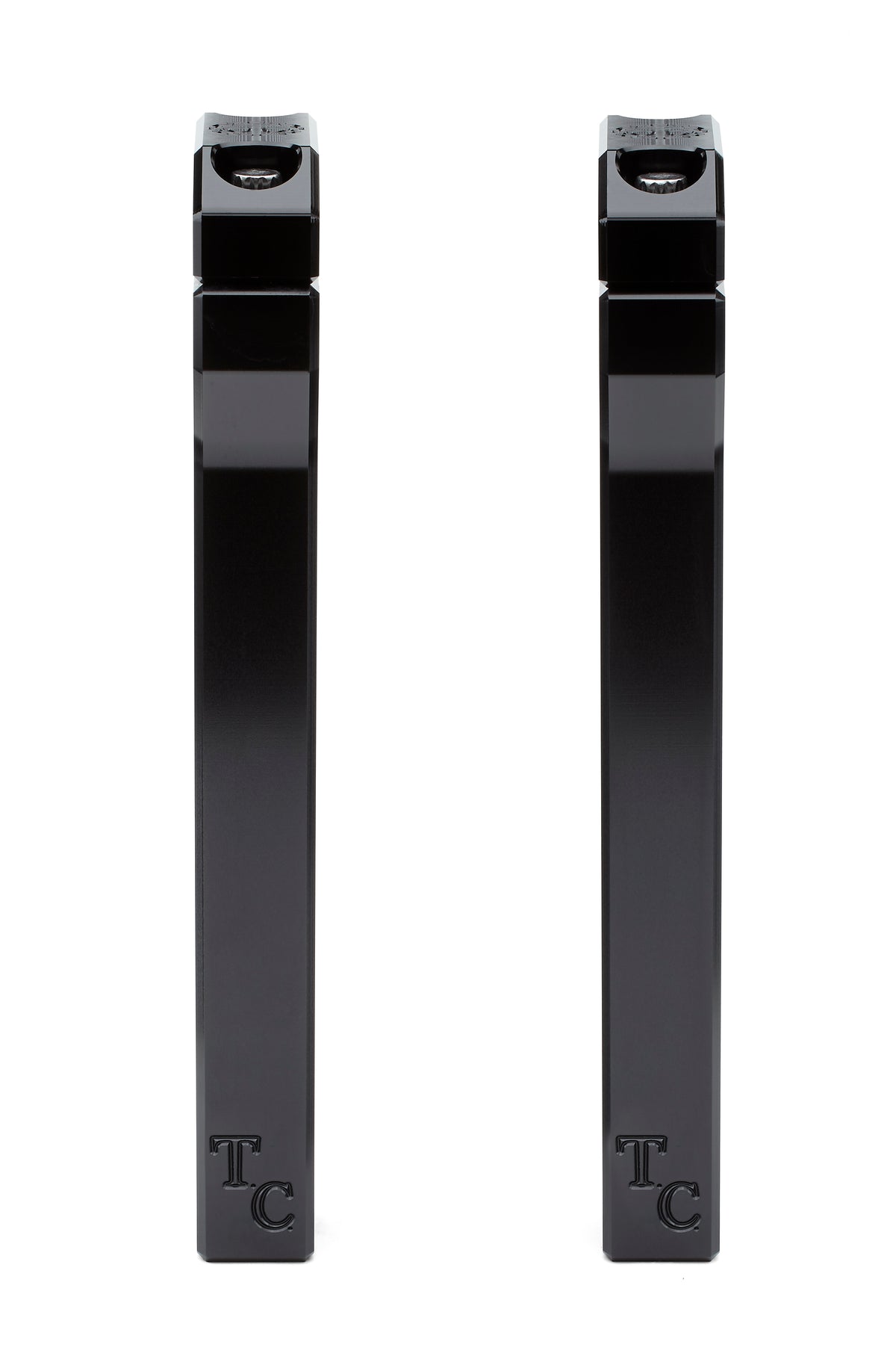 Big Kahuna Risers - Straight (Black) - 1-1/8"