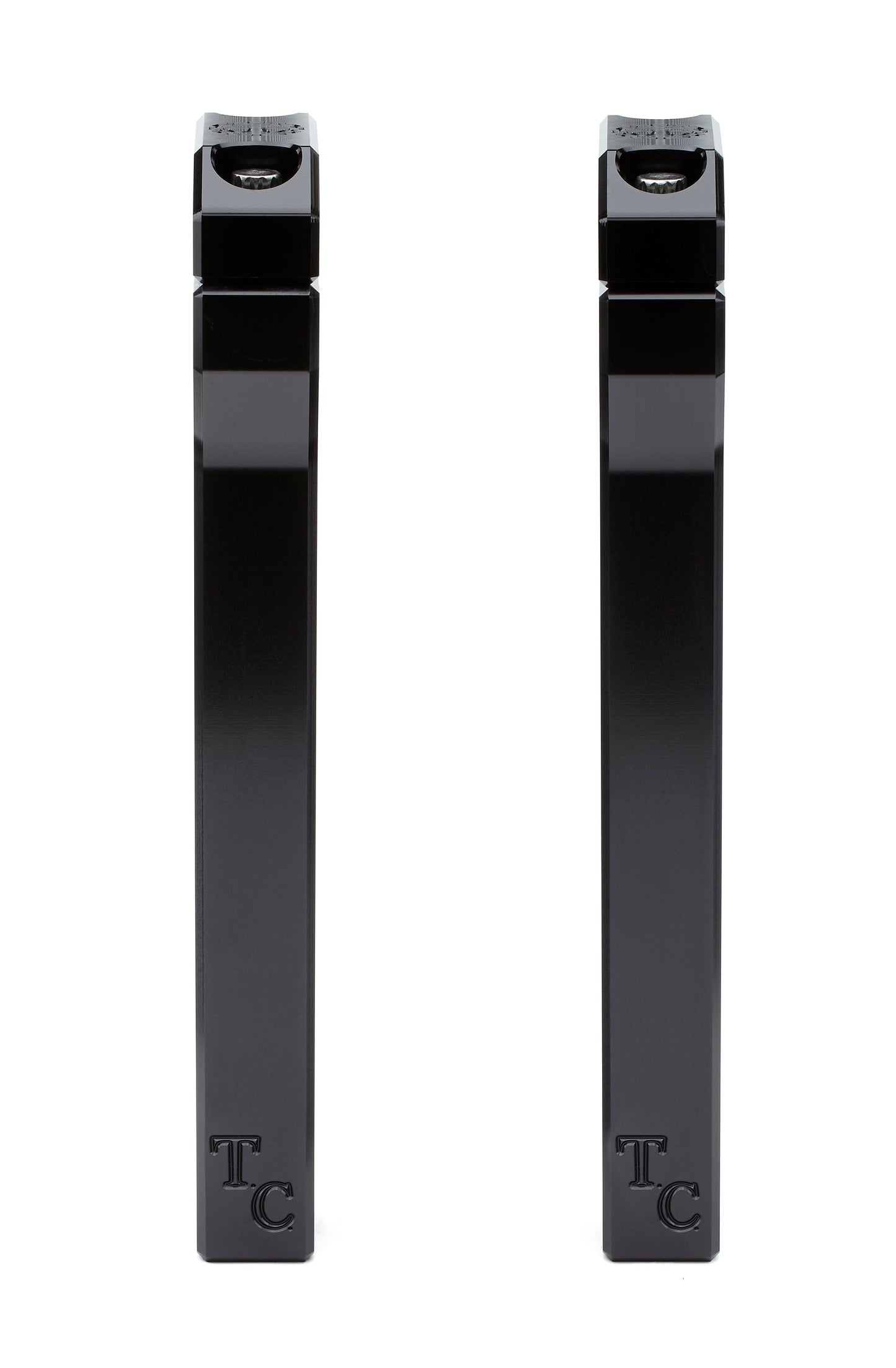 Big Kahuna Risers - Straight (Black) - 1"